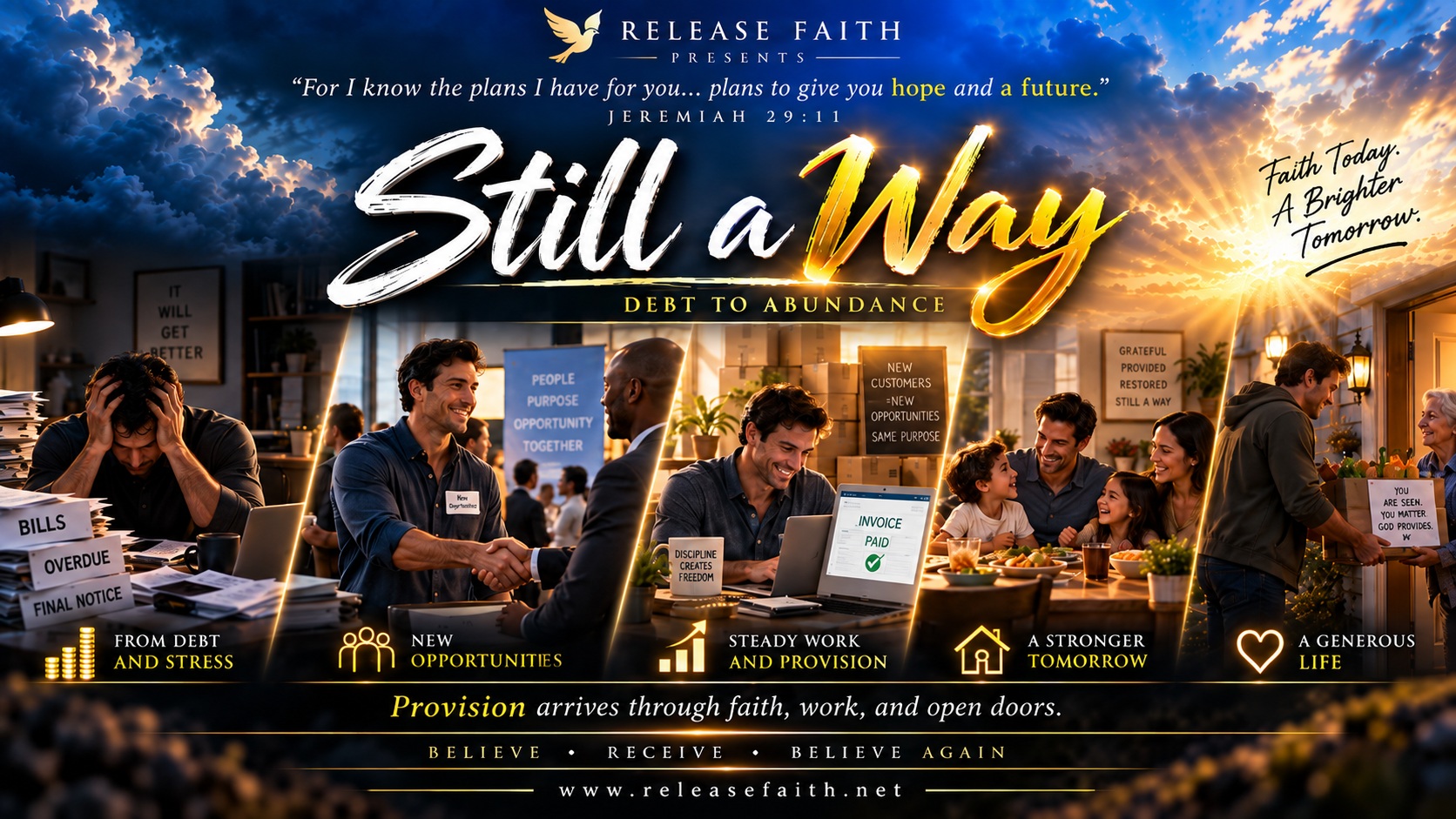 Still A Way — a journey from overdue bills to new opportunities, provision and generosity